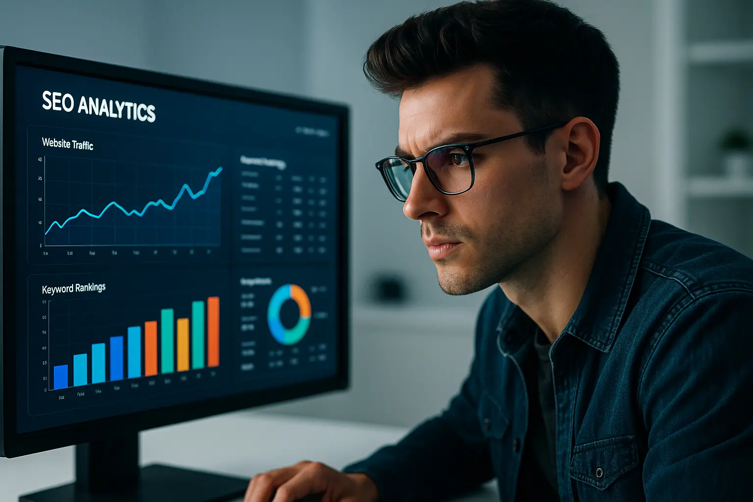 Illustration SEO et marketing digital