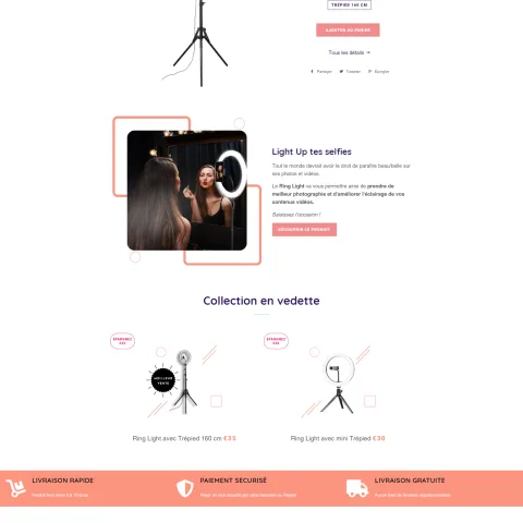 Site de ring light