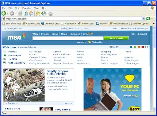 SEO moteur de recherche MSN